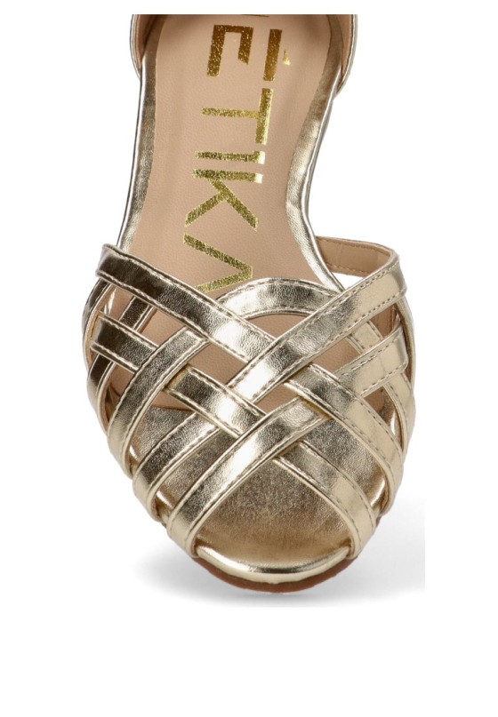 Sandalia mujer ETIKA 10124 oro