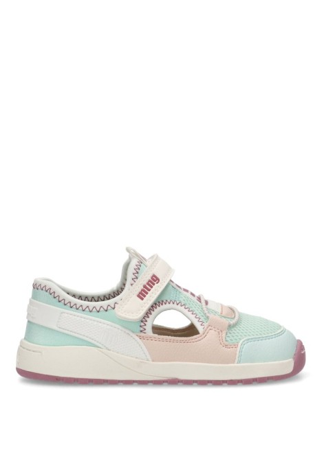 Sandalia barefoot niña Mustang Kids verde