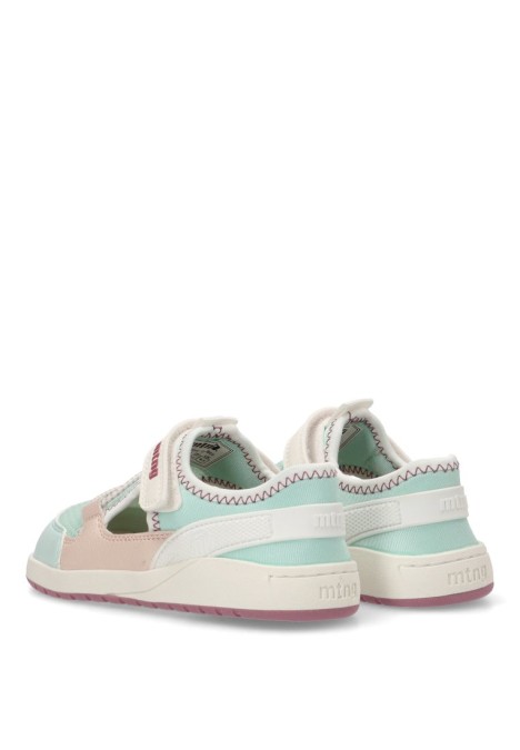 Sandalia barefoot niña Mustang Kids verde
