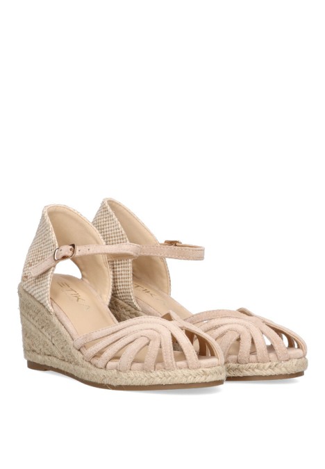 Sandalia mujer ETIKA 20019 beige