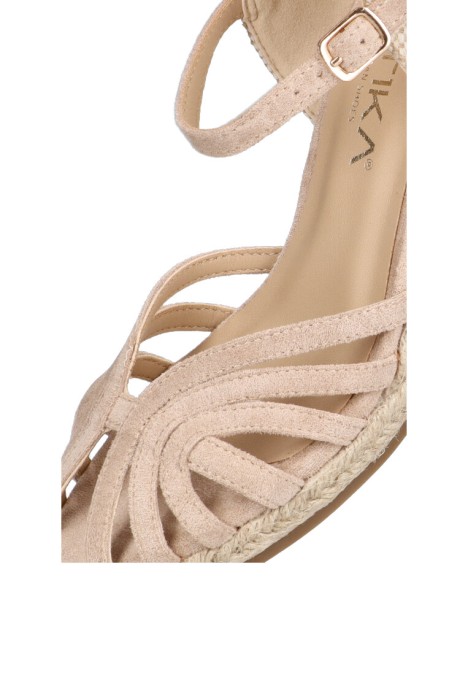 Sandalia mujer ETIKA 20019 beige