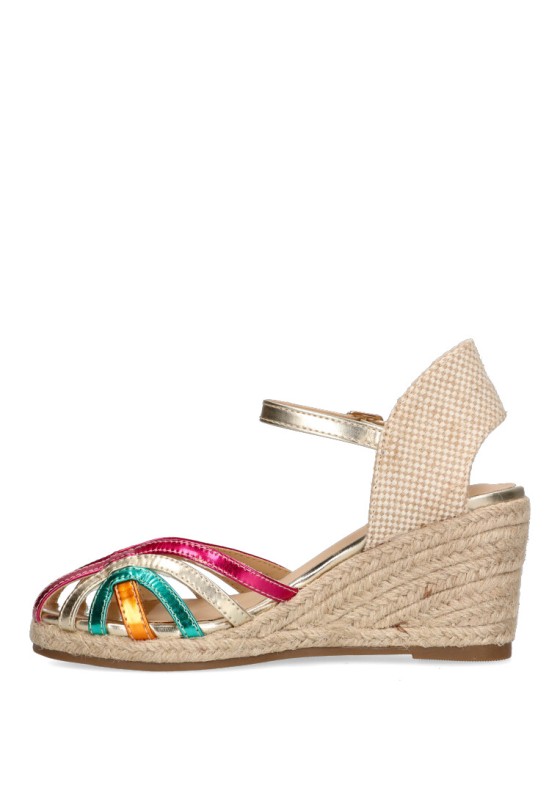Sandalia mujer ETIKA 20019 multicolor