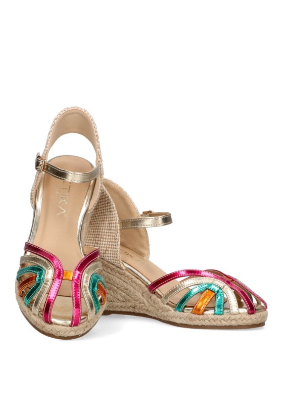 Sandalia mujer ETIKA 20019 multicolor