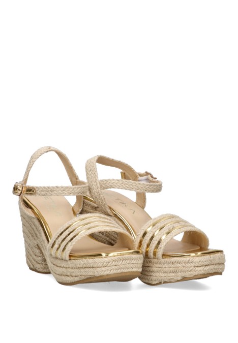 Sandalia mujer ETIKA 30002 oro