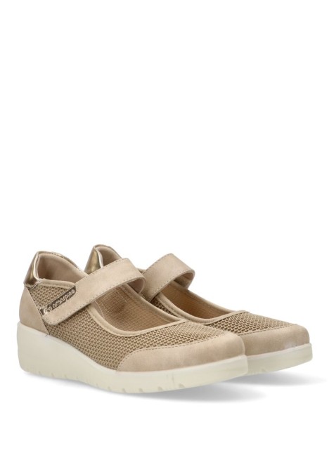 Zapato mujer AMARPIES ast28313 beige