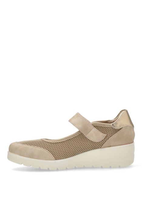 Zapato mujer AMARPIES ast28313 beige