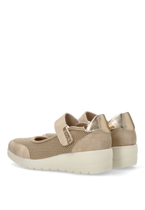 Zapato mujer AMARPIES ast28313 beige