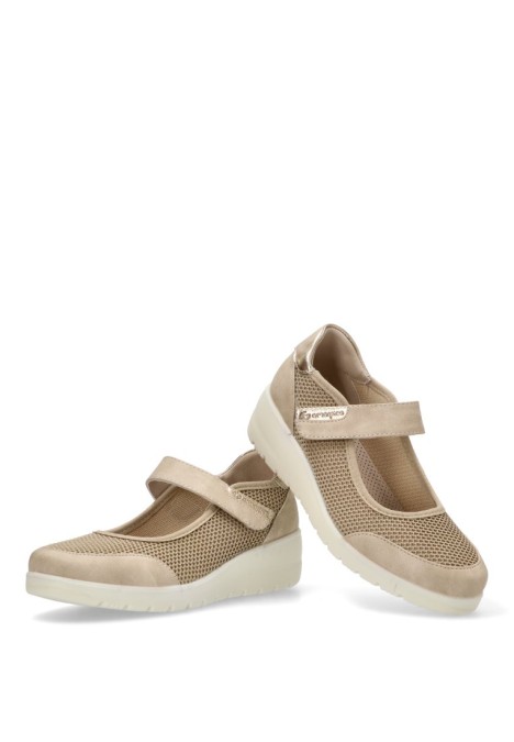 Zapato mujer AMARPIES ast28313 beige