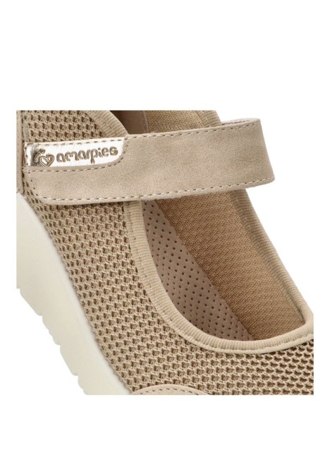 Zapato mujer AMARPIES ast28313 beige