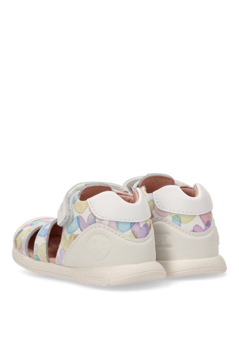 Sandalia barefoot niña BIOMECANICS blanco