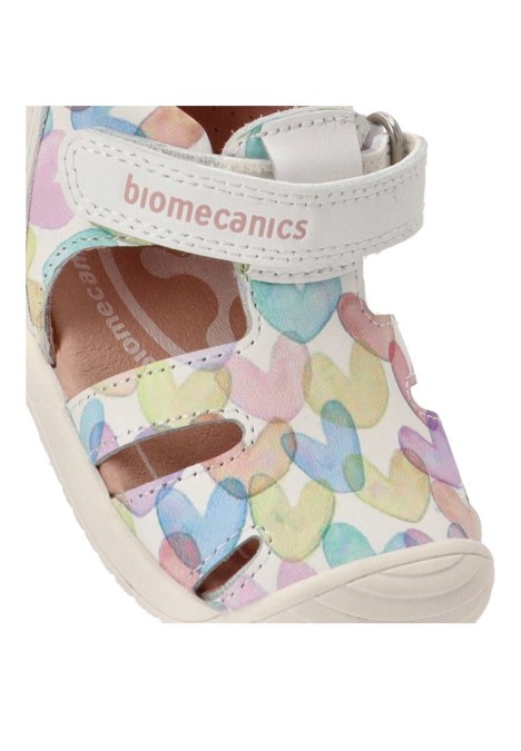 Sandalia barefoot niña BIOMECANICS blanco