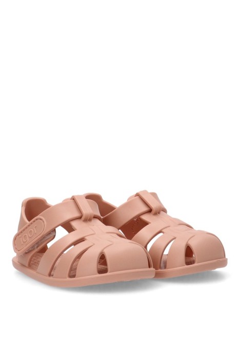 Chanclas sandalias playa niña IGOR nemo solid rosa