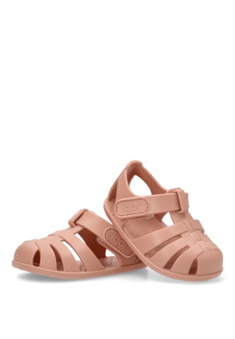Chanclas sandalias playa niña IGOR nemo solid rosa