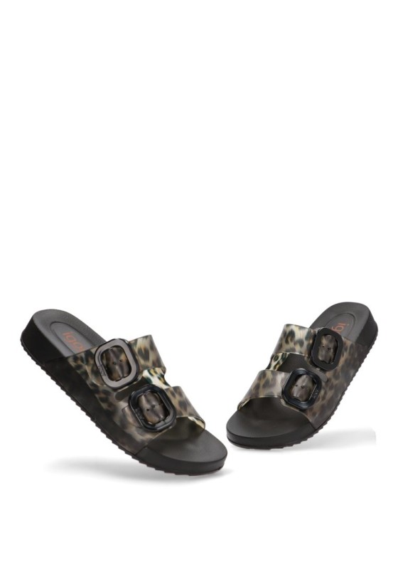 Chanclas sandalias playa mujer IGOR habana leo leopardo