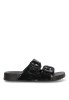 Chanclas sandalias playa mujer IGOR habana brillo  negro