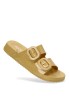 Chanclas sandalias playa mujer IGOR habana brillo  amarillo
