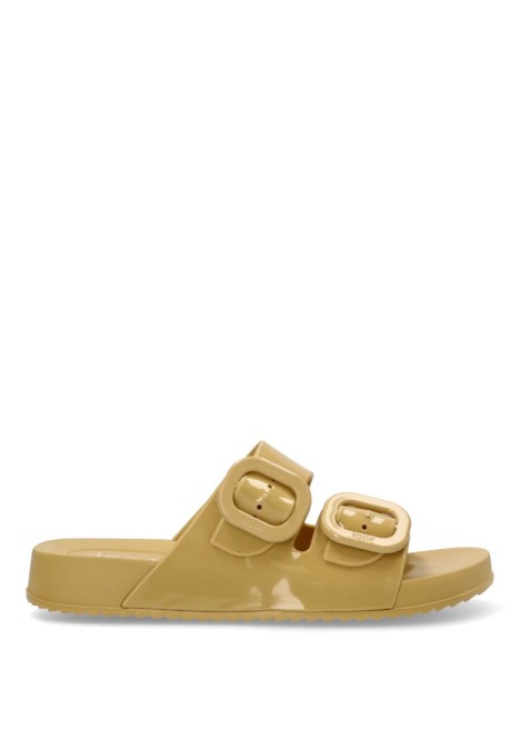 Chanclas sandalias playa mujer IGOR habana brillo  amarillo