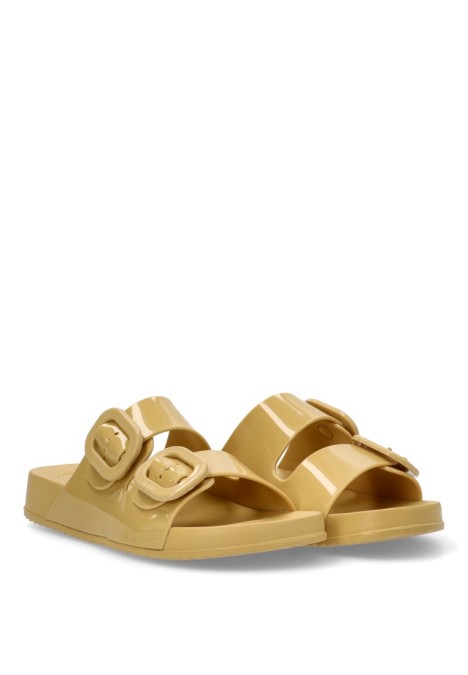 Chanclas sandalias playa mujer IGOR habana brillo  amarillo