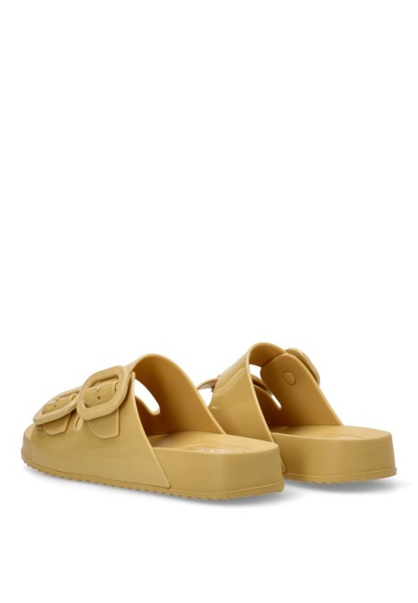 Chanclas sandalias playa mujer IGOR habana brillo  amarillo