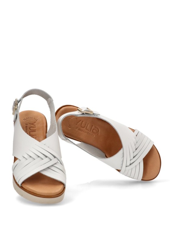 Sandalia mujer YULIA TK 2451 blanco