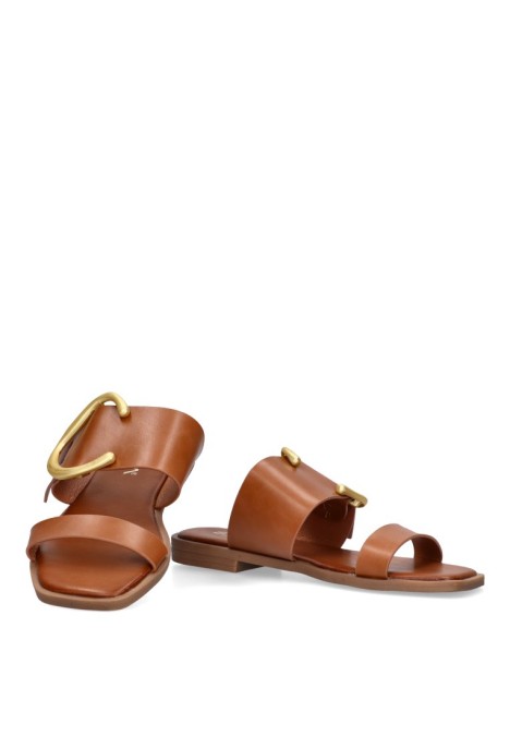 Sandalia mujer ETIKA 10049 camel