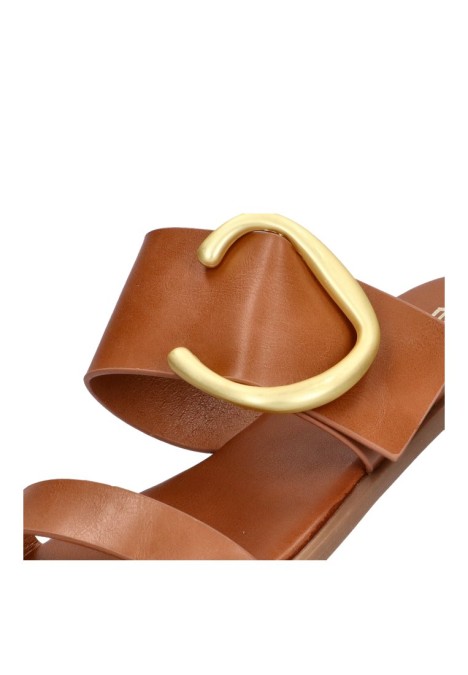 Sandalia mujer ETIKA 10049 camel