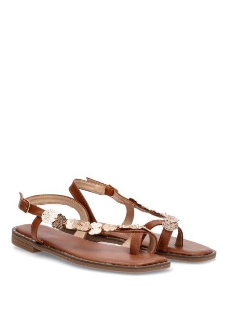 Sandalia mujer Luna Collection 60-2070 camel