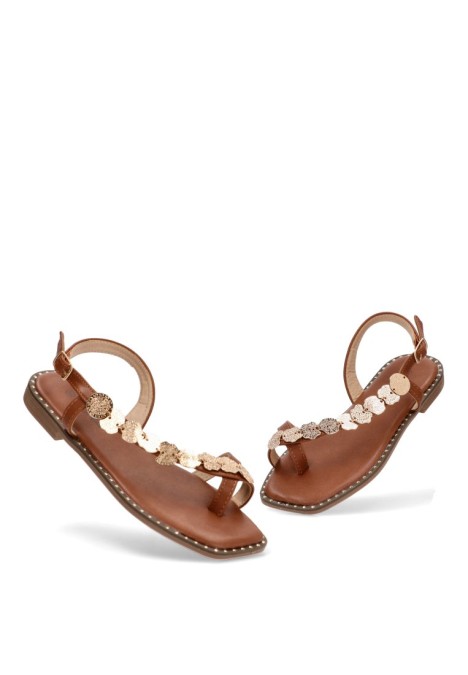Sandalia mujer Luna Collection 60-2070 camel