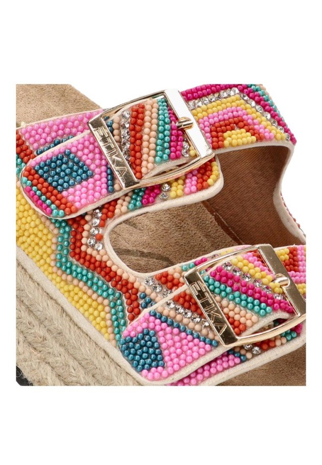 Sandalia mujer ETIKA 10062 multicolor