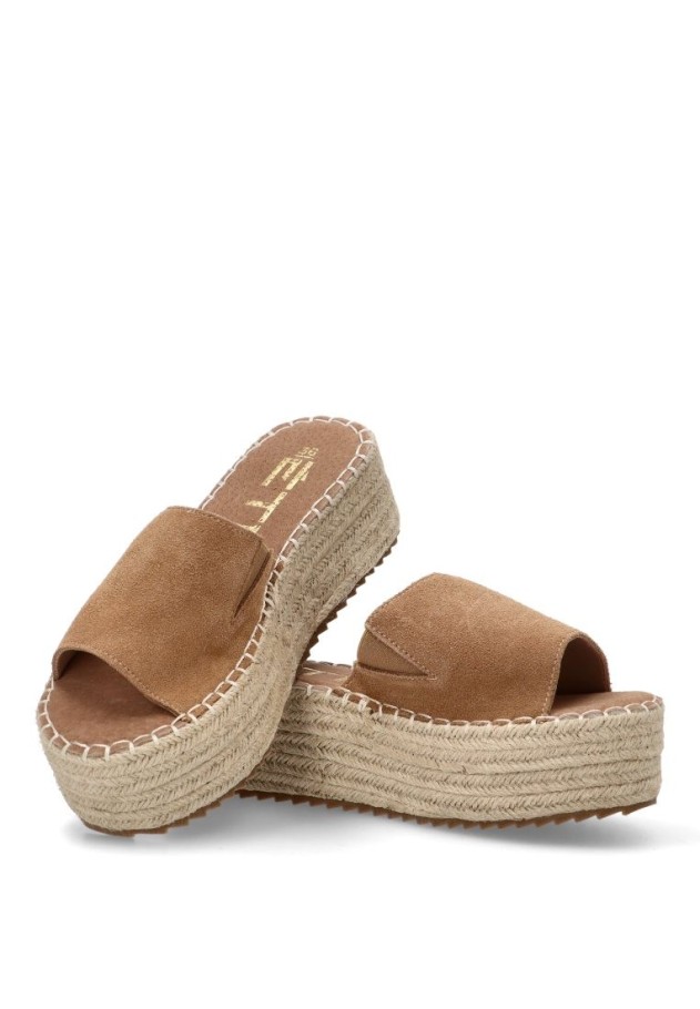 Sandalia mujer ETIKA 10056 camel