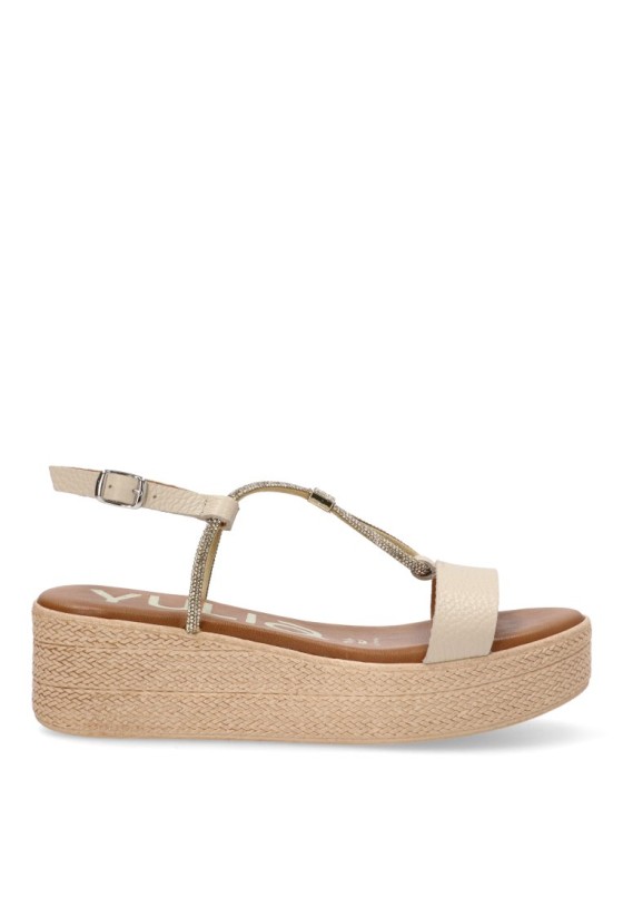 Sandalia mujer YULIA 424 beige
