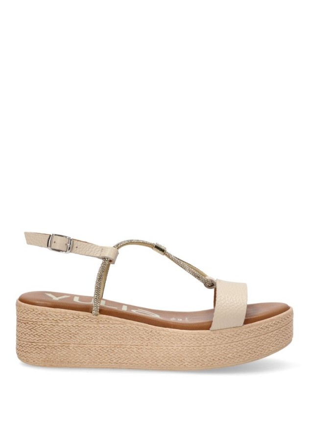 Sandalia mujer YULIA 424 beige