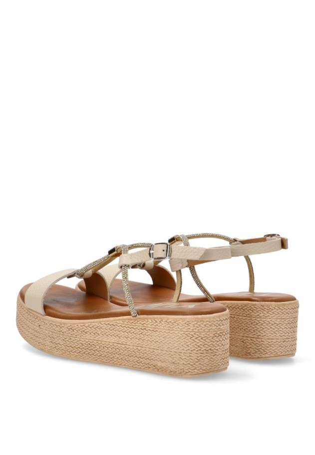 Sandalia mujer YULIA 424 beige
