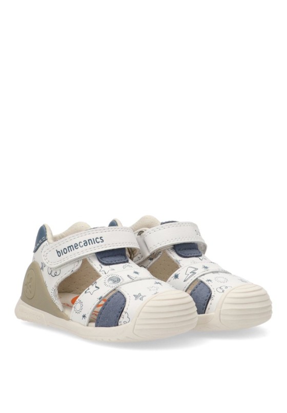 Sandalia niño BIOMECANICS 252116 blanco