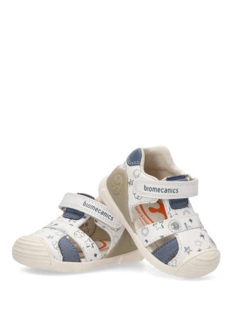 Sandalia niño BIOMECANICS 252116 blanco