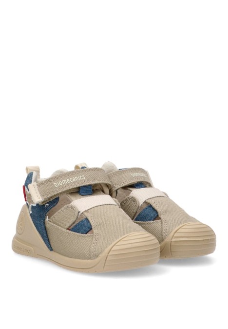 Sandalia niño BIOMECANICS 252176 beige
