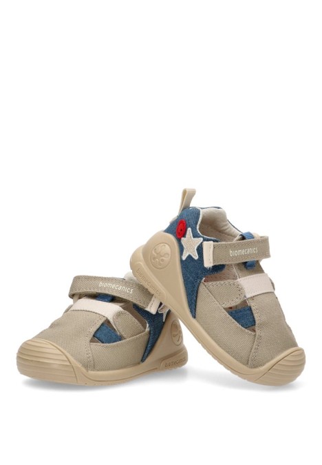 Sandalia niño BIOMECANICS 252176 beige
