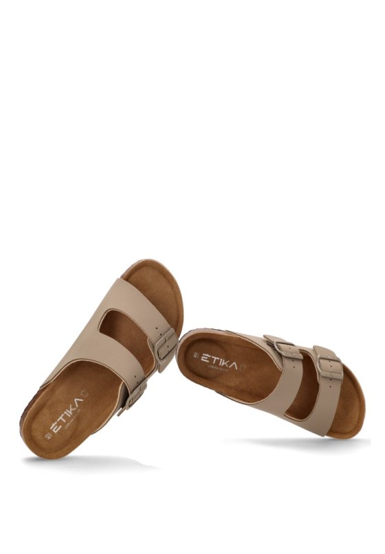 Sandalia hombre ETIKA 41012 taupe