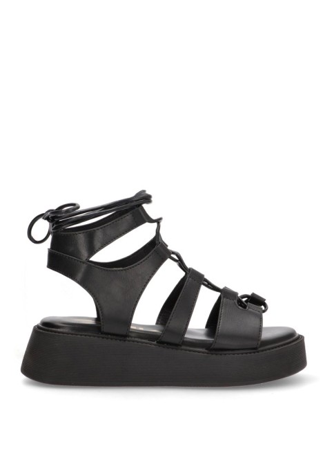 Sandalia mujer ETIKA 10073 negro
