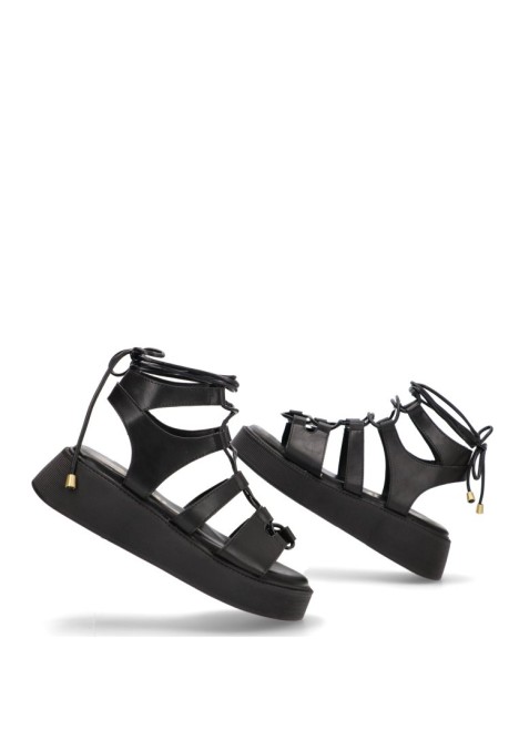 Sandalia mujer ETIKA 10073 negro