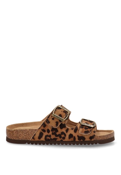 Sandalia leopardo de mujer ETIKA modelo 10015