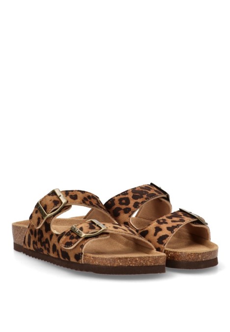 Sandalia leopardo de mujer ETIKA modelo 10015