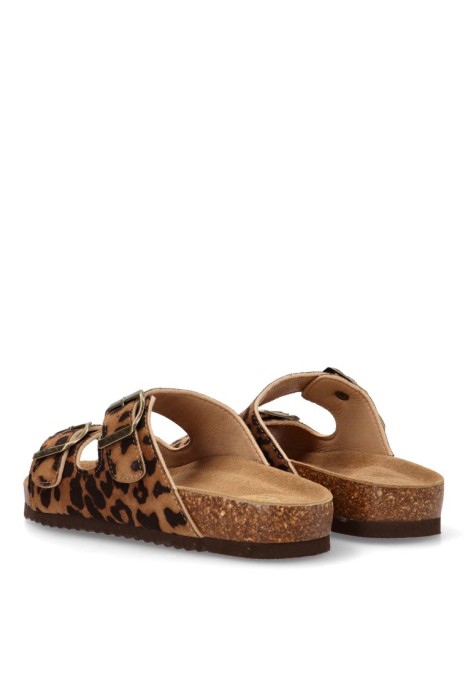 Sandalia leopardo de mujer ETIKA modelo 10015