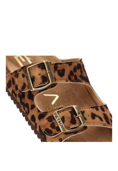 Sandalia leopardo de mujer ETIKA modelo 10015