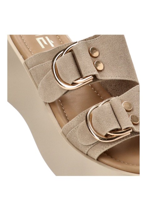 Sandalia mujer ETIKA 10078 taupe
