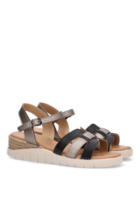 Sandalia mujer ARMONY 40011 plomo
