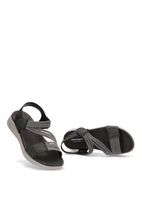 Sandalia mujer ARMONY 41018 negro
