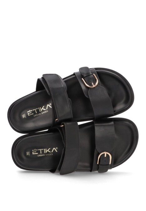 Sandalia mujer ETIKA 10066 negro