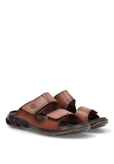 Sandalia hombre PEGADA 134101 cuero