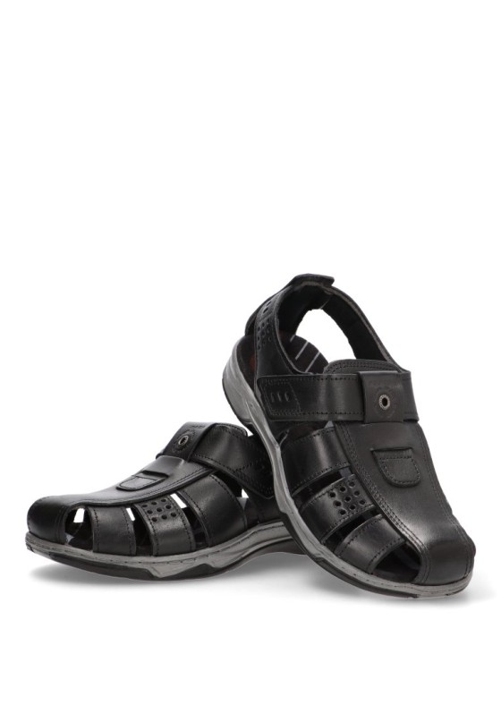 Sandalia hombre PEGADA 132255 negro